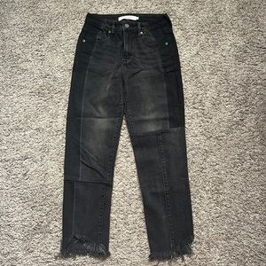 HIDDEN Black Straight Leg Jeans
